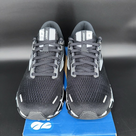 Brooks Ghost 14 Men\'s 8 Medium Width Running Shoes Black and White 110369 1D 090 main image 8